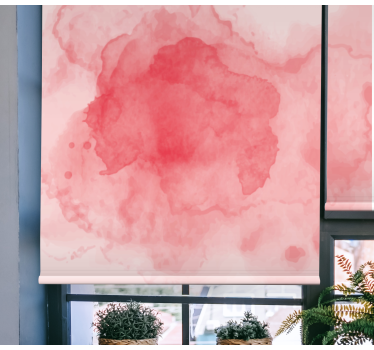 Abstract splatter stain Living room roller blind - TenStickers