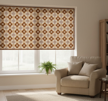 Beige roller blind hummingbird - TenStickers