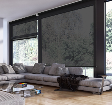 Black screen Living room roller blind - TenStickers