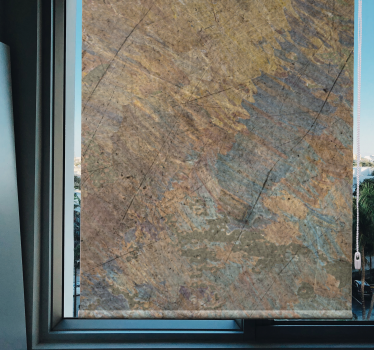 Concrete effect industrial decor Living room roller blind - TenStickers