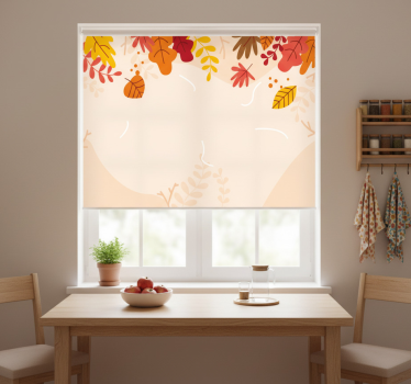Kitchen roller blind autumn harvest design - TenStickers