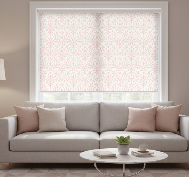Modern roller blind elegant minimalist pink design - TenStickers