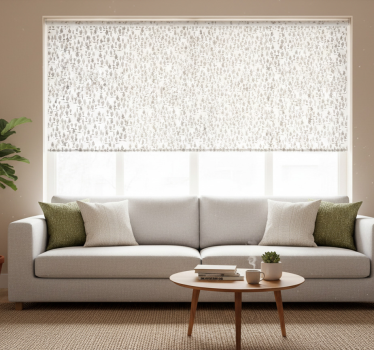 Modern roller blind little trees kinfolk design - TenStickers