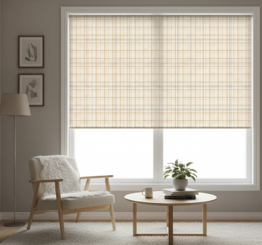 Modern roller blind nordic design - TenStickers