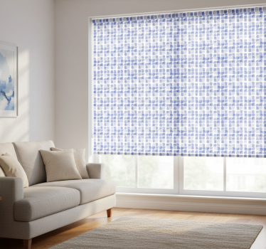 Modern roller blind random square halftone pattern - TenStickers