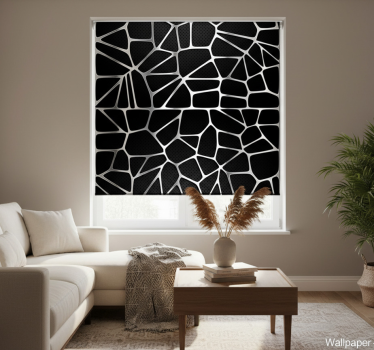 Modern roller blind wallpaper - diversity - TenStickers