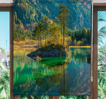 Reflected Tree Nature blind - TenStickers