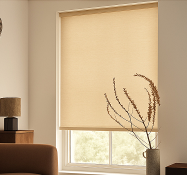 Simple elegant colour Beige roller blind - TenStickers