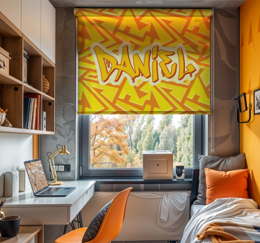 Urban style teenage roller blind - TenStickers