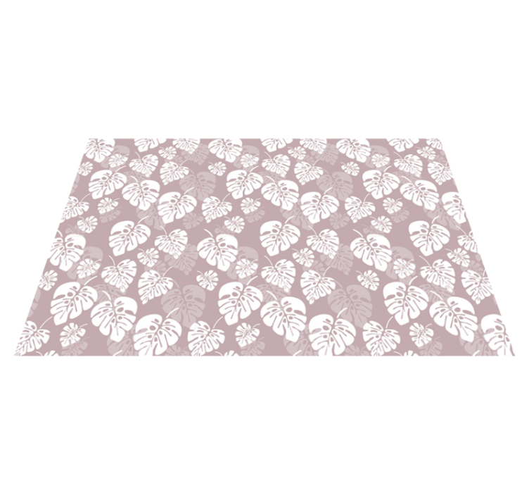 Tropical leaf design placemat - TenStickers