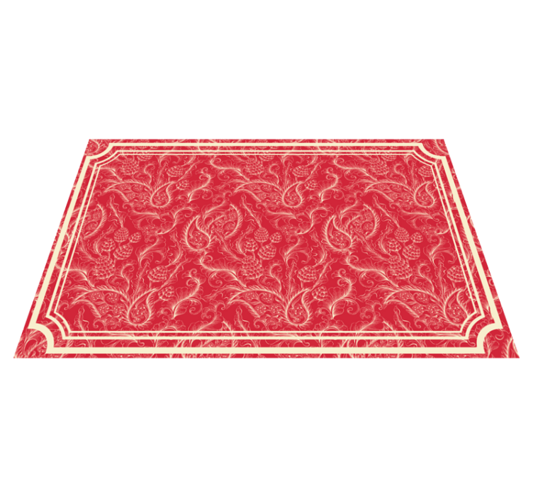 Placemat with floral design - TenStickers