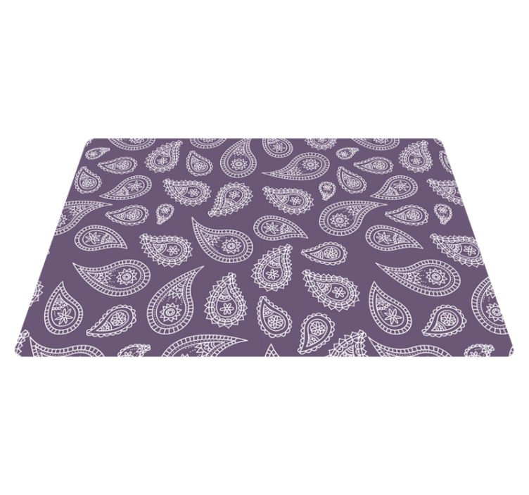 Original placemat with paisley pattern design - TenStickers