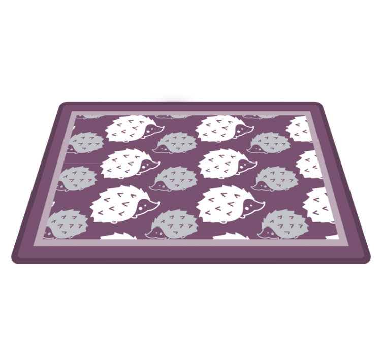 Original placemat with hedgehog-like texture - TenStickers