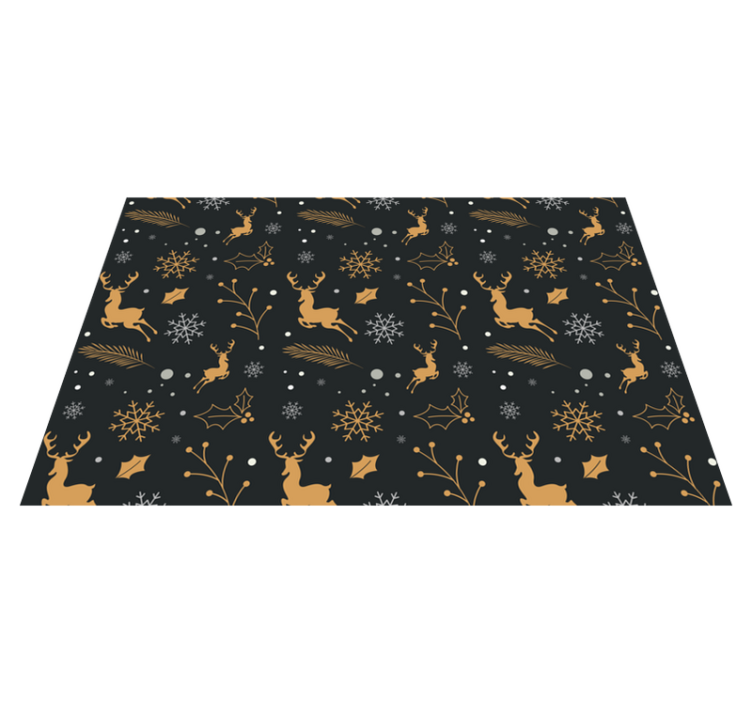 Merry Christmas composition Christmas placemats - TenStickers