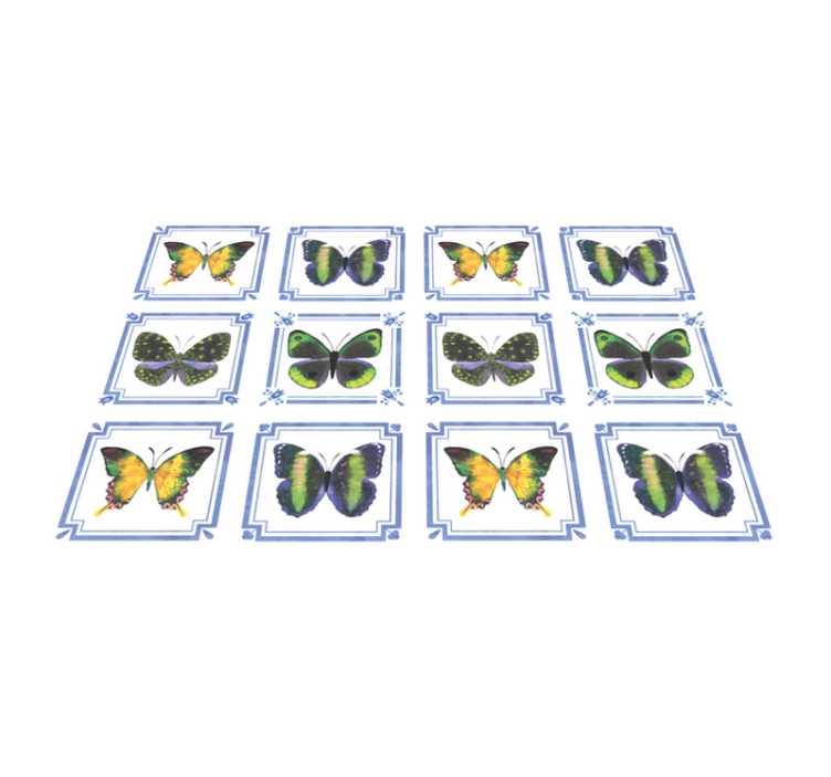 Original placemat butterfly patterned design - TenStickers