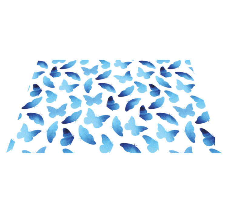 Original placemat blue butterfly design - TenStickers