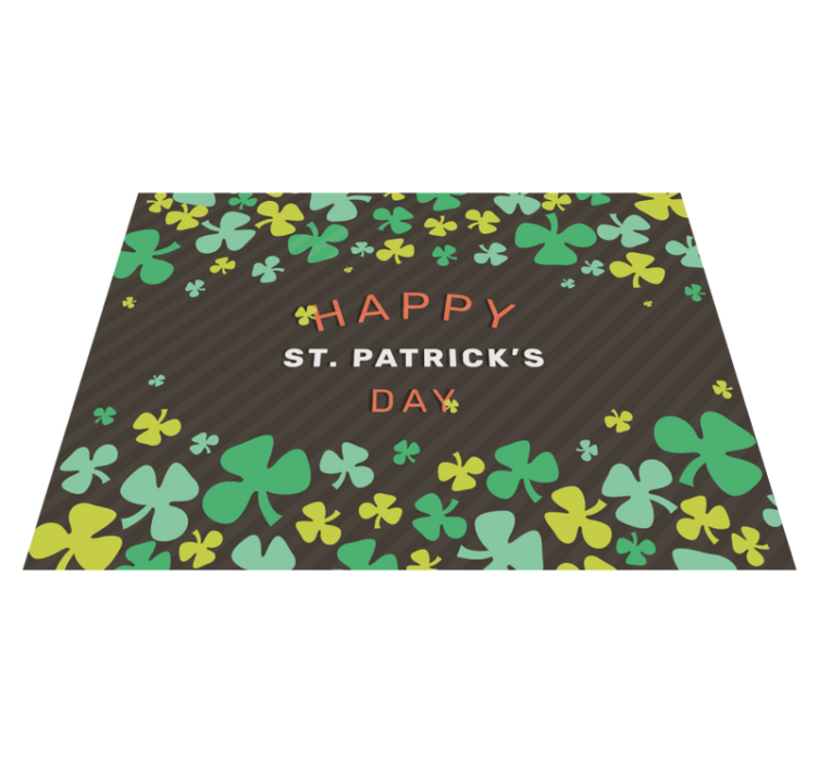 Happy St Patrick's day  original placemats - TenStickers