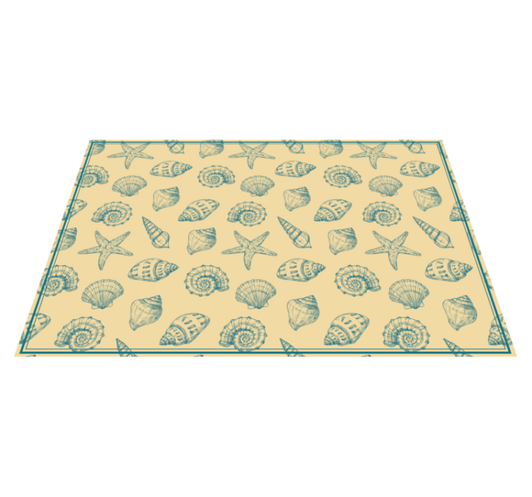 Original placemat shell motif tableware - TenStickers