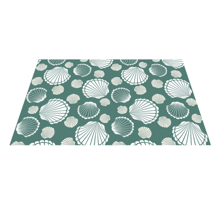 Original placemat with sea shell designs - TenStickers
