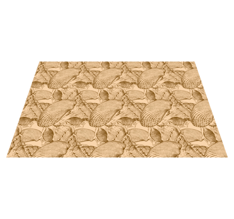 Shell texture surface placemat - TenStickers