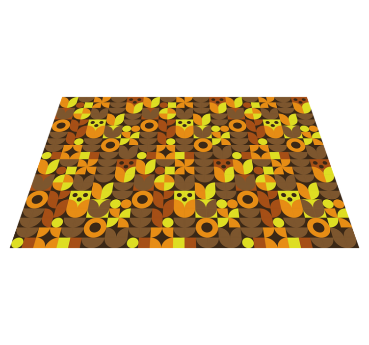 Original placemat colorful geometric designs - TenStickers