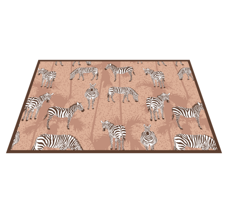 Original placemat zebra print design - TenStickers