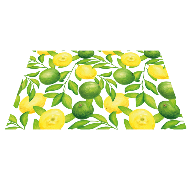 Original placemat fresh citrus design - TenStickers