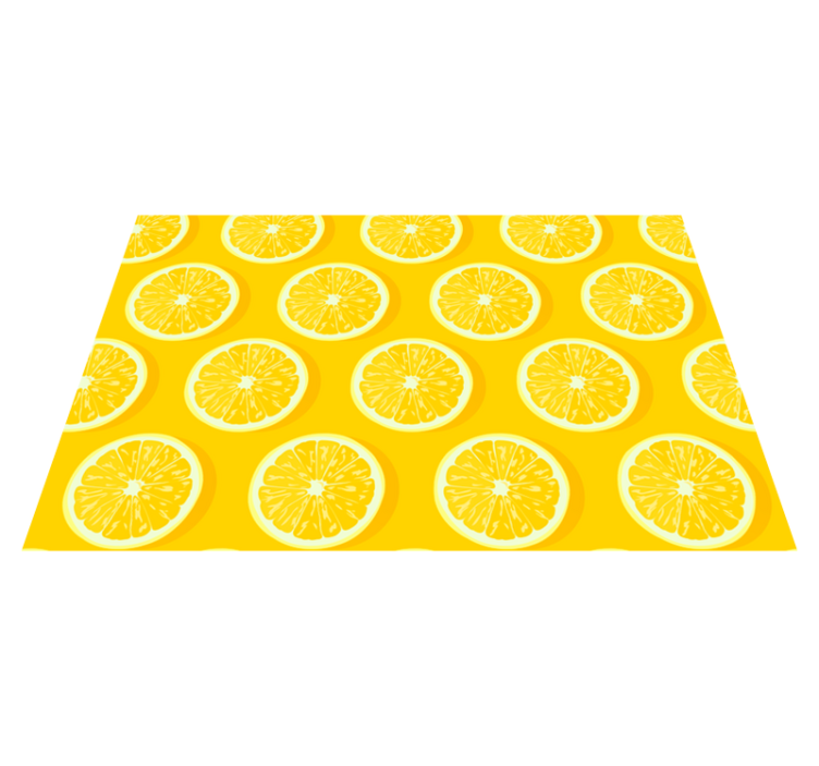 Original placemat bright lemon slices - TenStickers