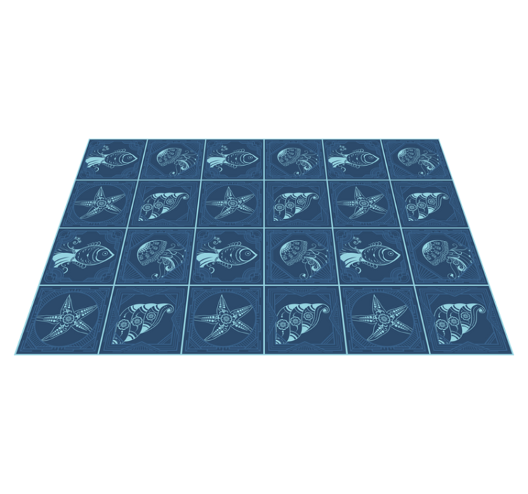 Original placemat nautical design pattern - TenStickers