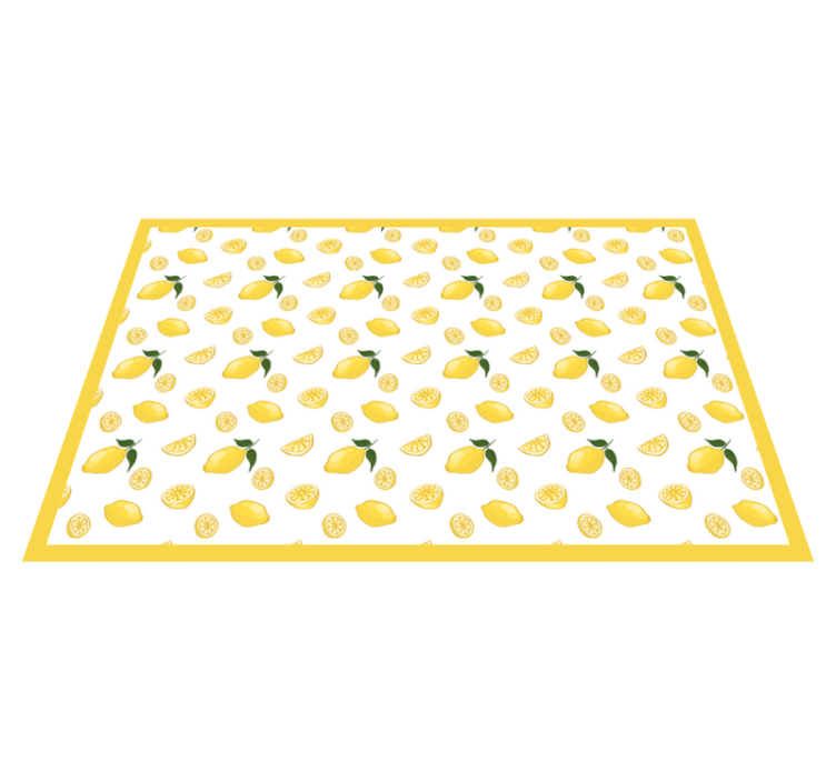 Original placemat lemon patterned surface - TenStickers