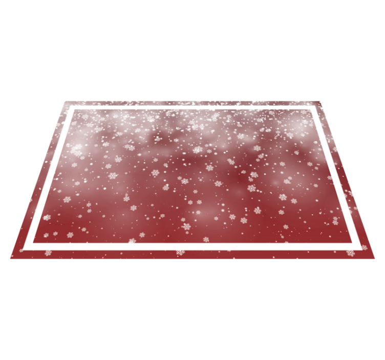 Christmas placemat winter wonderland design - TenStickers
