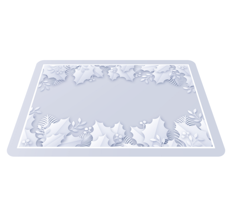 Christmas placemat with elegant festive design - TenStickers