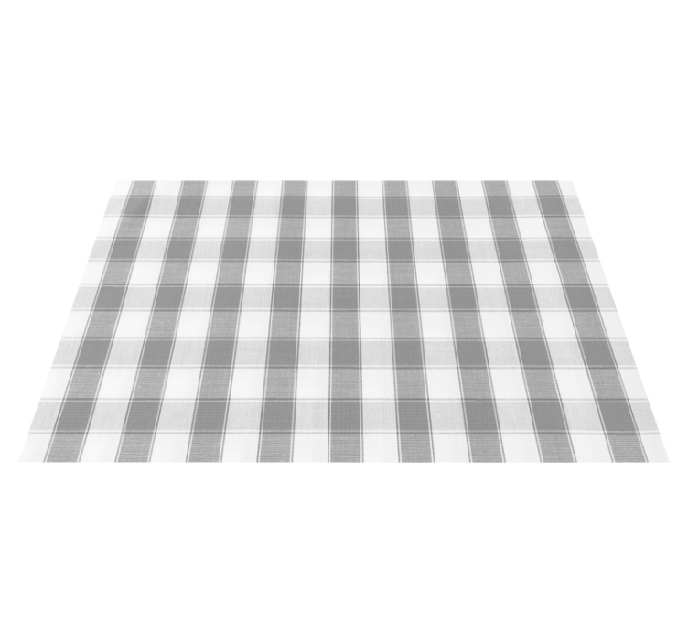 Classic checkered pattern placemat - TenStickers