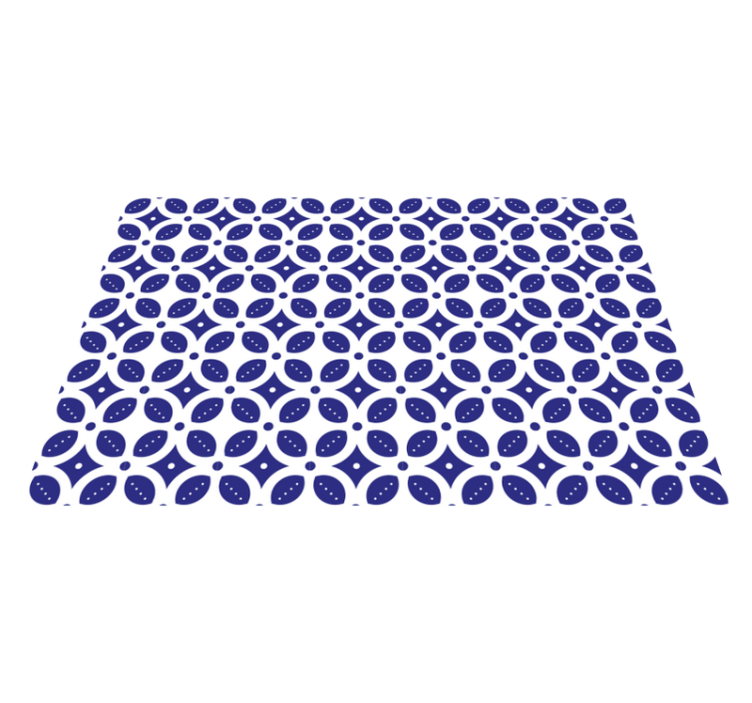 Placemat with geometric pattern overlay - TenStickers