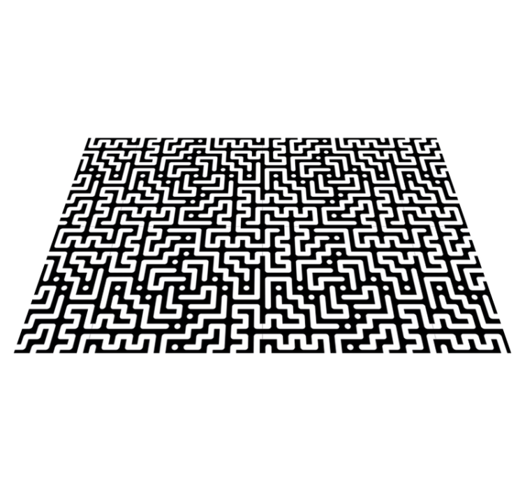 Placemat abstract maze design - TenStickers