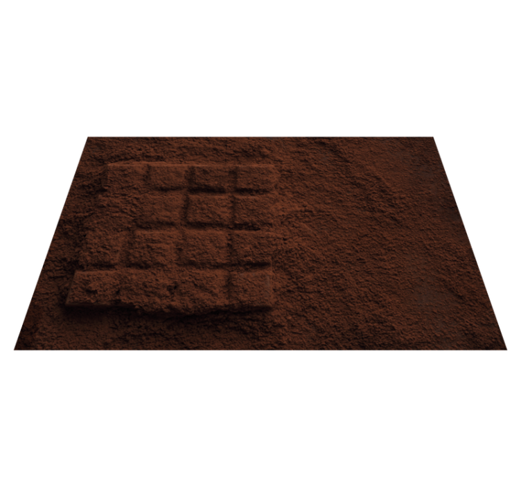 Original placemat chocolate powder finish - TenStickers