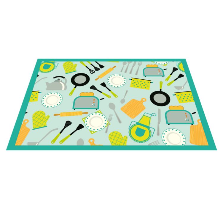 Original placemat with kitchen utensil design - TenStickers