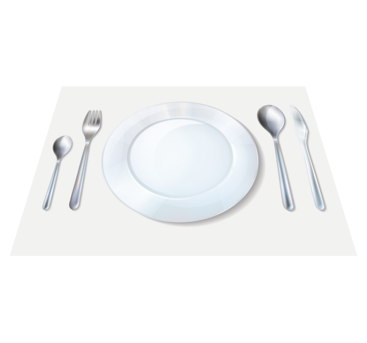Modern placemat for stylish table settings - TenStickers