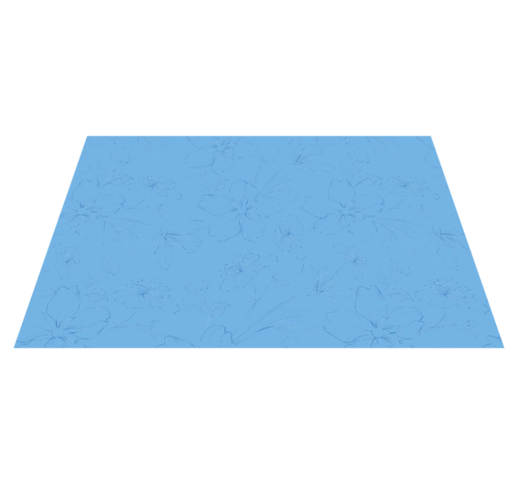 Botanical inspired surface placemat - TenStickers