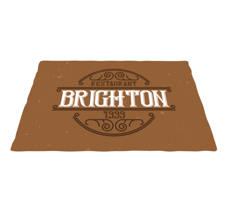 Restaurant Signs Personalised placemats - TenStickers