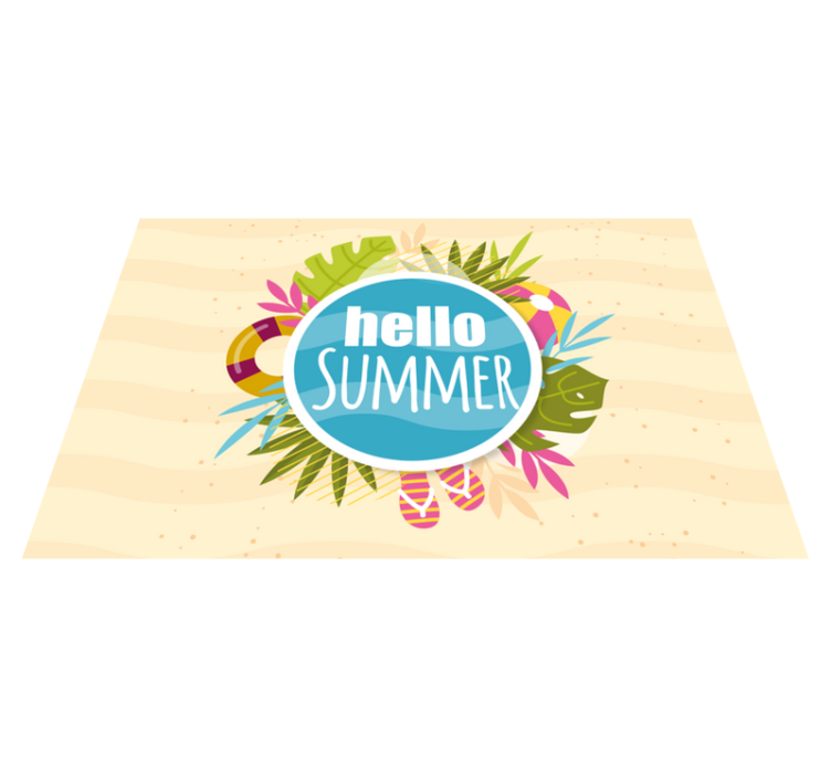 Original placemat summer vibes - TenStickers