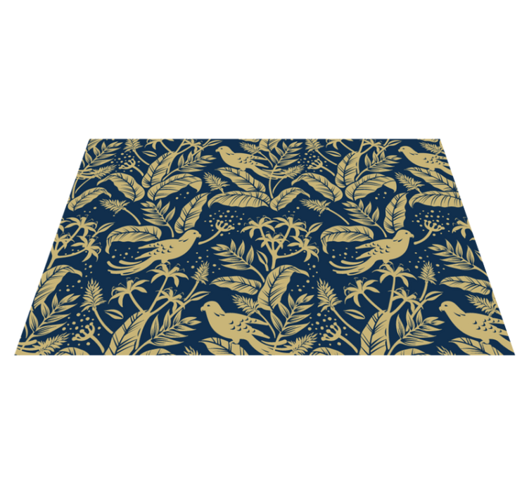 Original placemat graceful leaf design - TenStickers