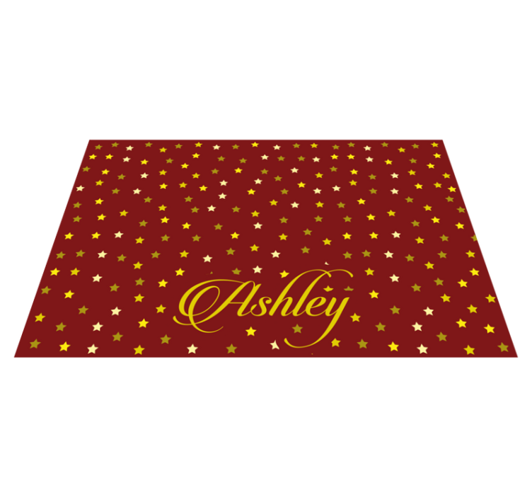 Customisable placemat starry personalized mat - TenStickers
