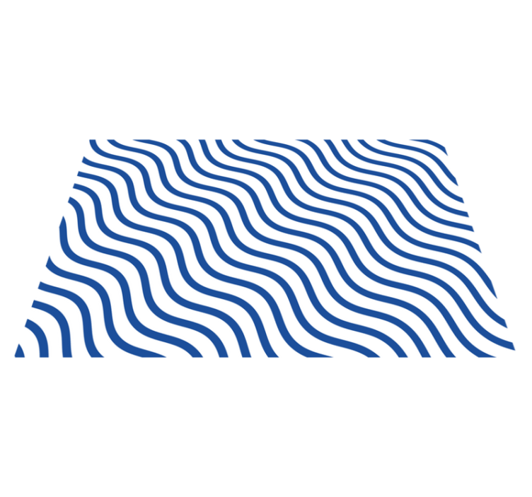 Navy stripes elegant placemats - TenStickers