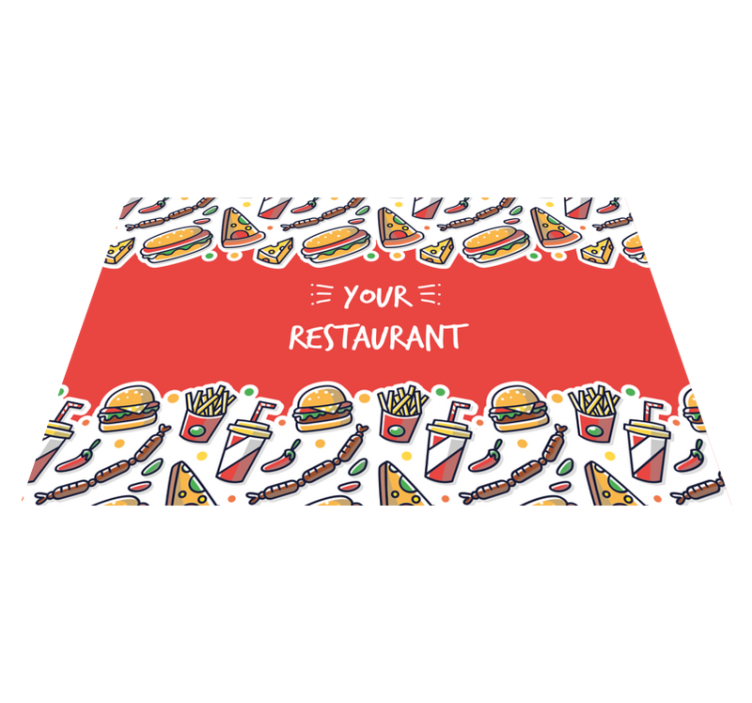 Original placemat food-inspired artwork - TenStickers