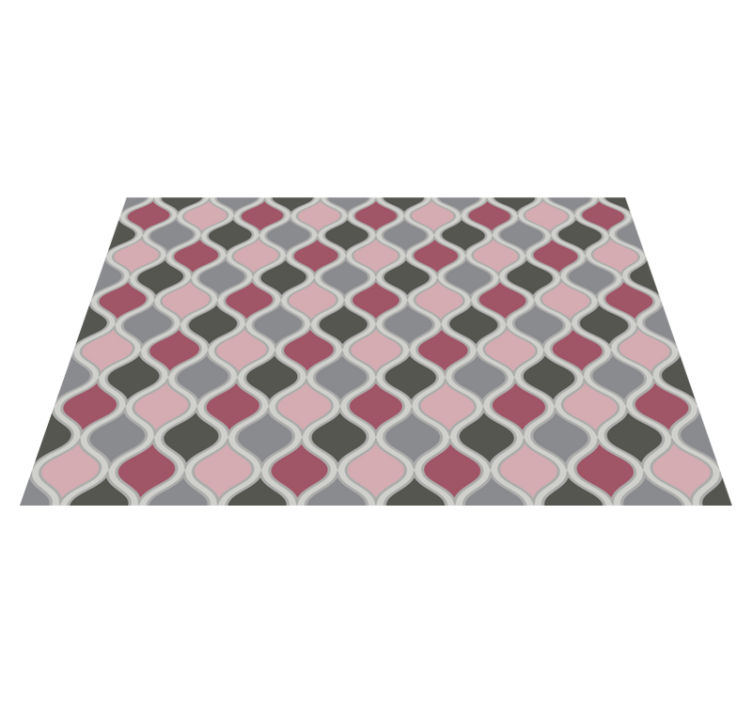 Colorful patterned texture placemat - TenStickers