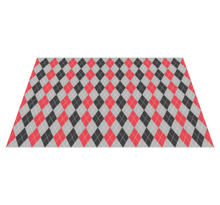 Placemat geometric argyle pattern - TenStickers