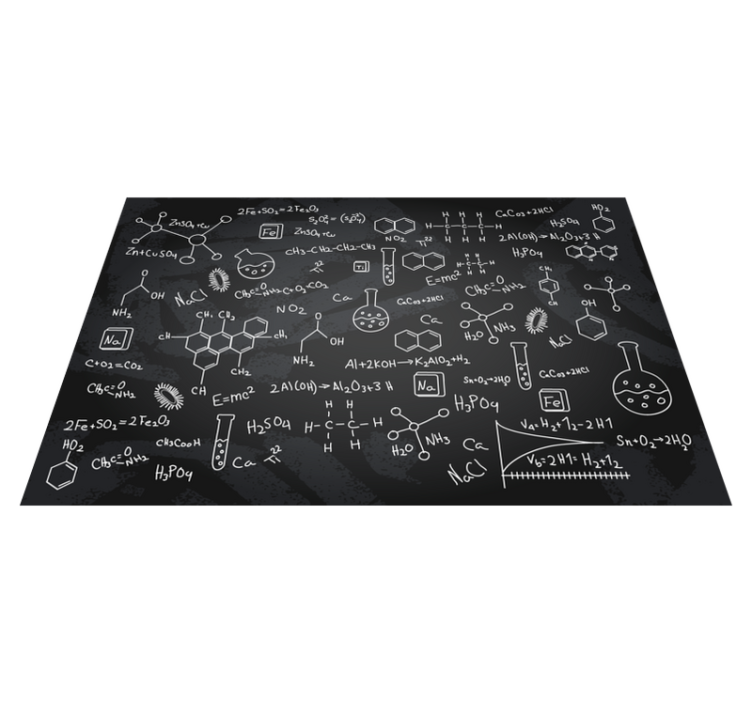 Original placemat chemical equation print - TenStickers