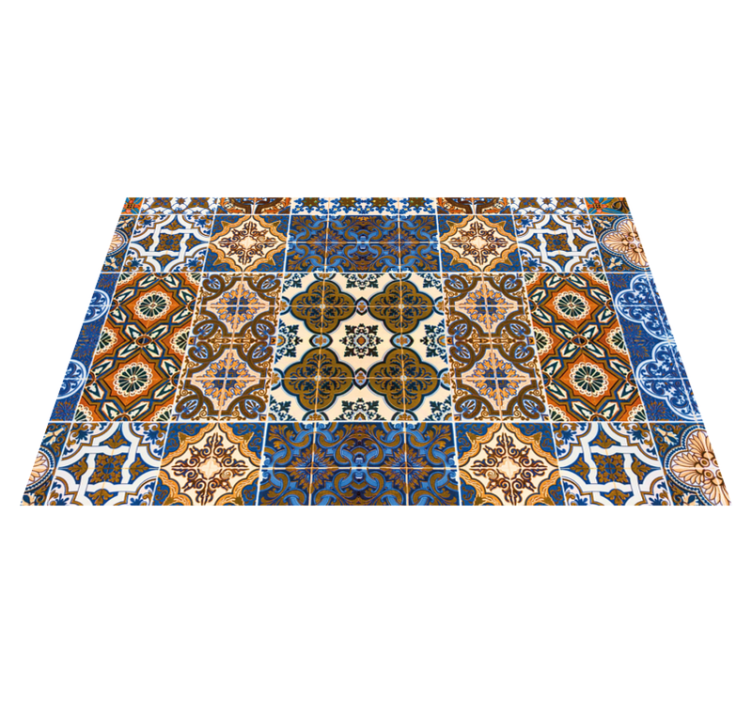 Placemat with detailed tile designs - TenStickers