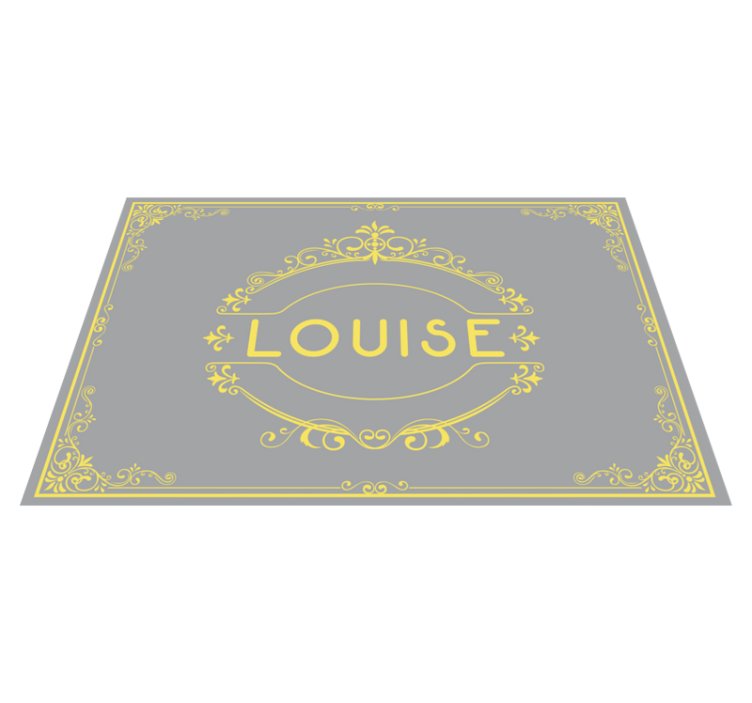 Customisable placemat with elegant name display - TenStickers